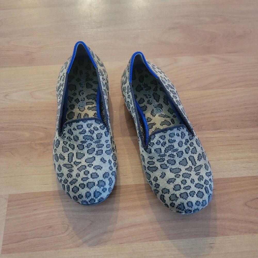 Rothy's Leopard Flats Girls Size 2